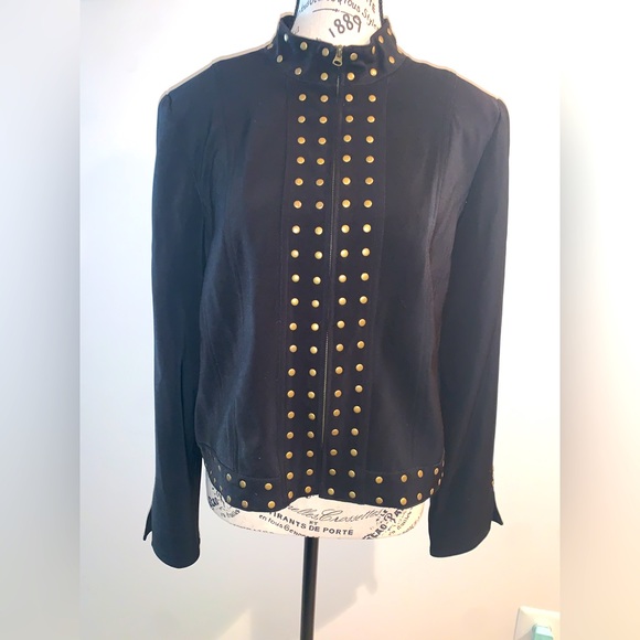 Sharon Young Jackets & Blazers - Sharon young Vintage black studded jacket
